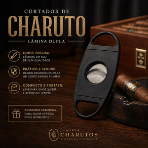 Cortador de Charuto Lâmina Dupla cotia, SP